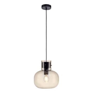 Paul Neuhaus 2003-27 - Luster na sajli SHITAKE 1xE27/10W/230V, Ø 25 cm, zadimljeno