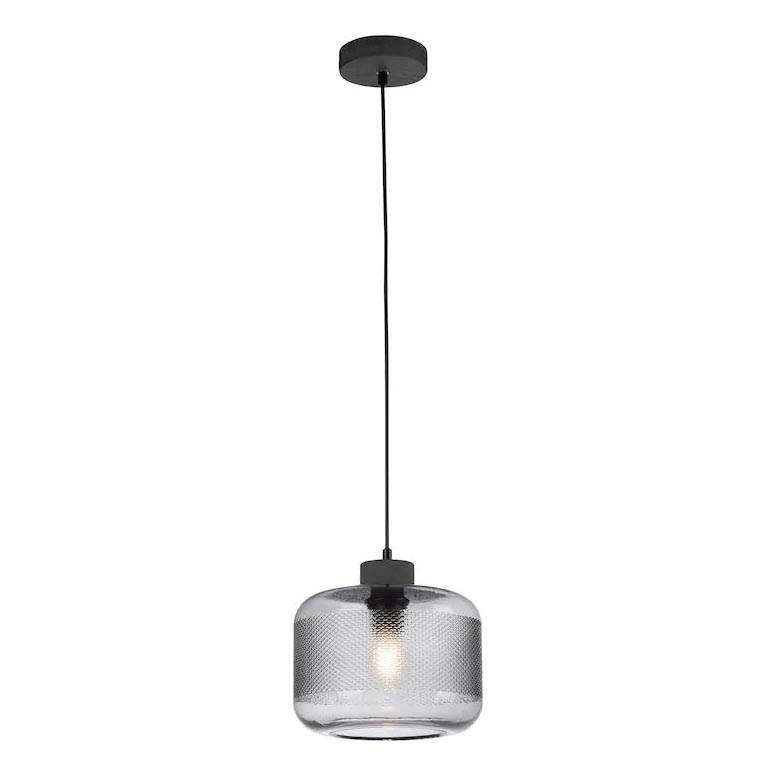 Paul Neuhaus 2005-25 - Luster na sajli BOLETUS 1xE27/10W/230V pr. 23,5 cm sivo