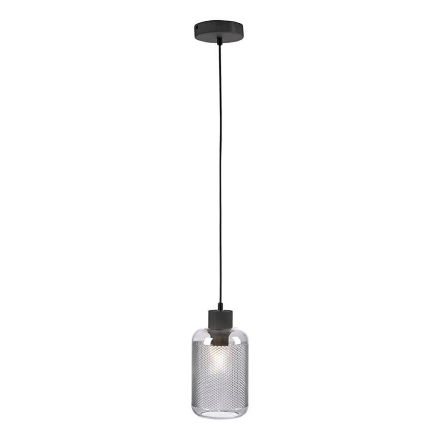 Paul Neuhaus 2006-25 - Luster na sajli BOLETUS 1xE27/10W/230V pr. 14 cm sivo