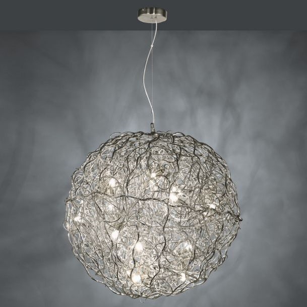 Paul Neuhaus 2019-21 - Luster na sajli SAREA 15xG9/40W/230V srebran