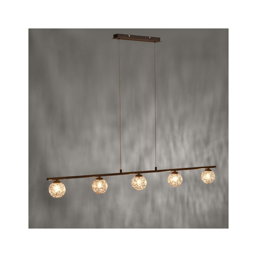 Paul Neuhaus 2040-48 - Luster na sajli GRETA 5xG9/40W/230V