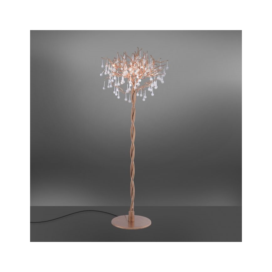 Paul Neuhaus 232-11 - Podna lampa ICICLE 5xG9/40W/230V bakrena