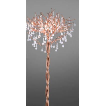 Paul Neuhaus 232-11 - Podna lampa ICICLE 5xG9/40W/230V bakrena