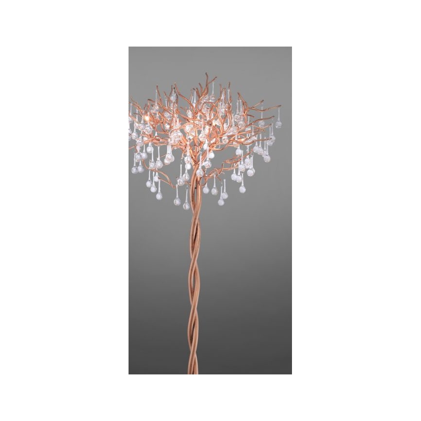Paul Neuhaus 232-11 - Podna lampa ICICLE 5xG9/40W/230V bakrena