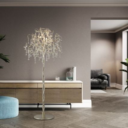 Paul Neuhaus 232-55 - podna lampa ICICLE 5x G9/40W, 230V, sjajni hrom