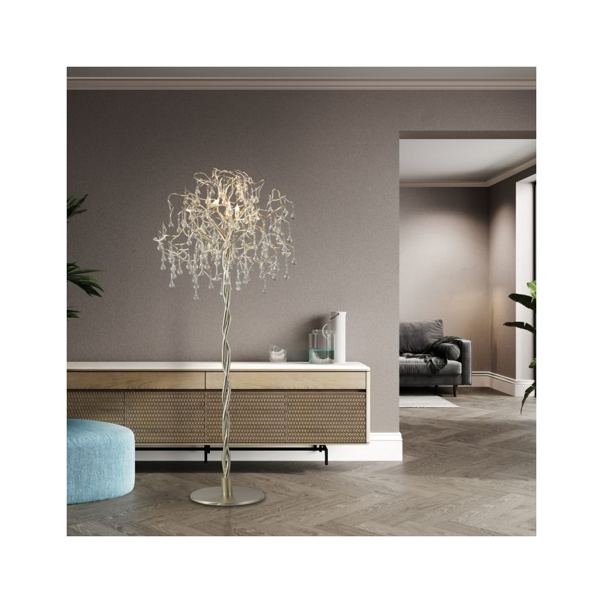 Paul Neuhaus 232-55 - podna lampa ICICLE 5x G9/40W, 230V, sjajni hrom