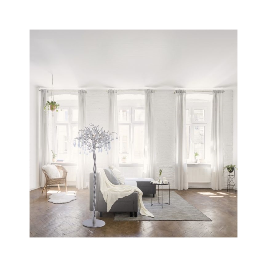 Paul Neuhaus 232-55 - Podna lampa ICICLE 5xG9/40W230V sjajni krom