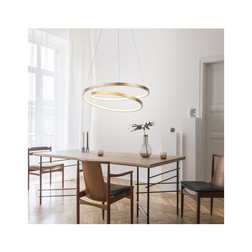 Paul Neuhaus 2472-12 - LED prigušiva luster na sajli ROMAN LED/30W/230V zlatna