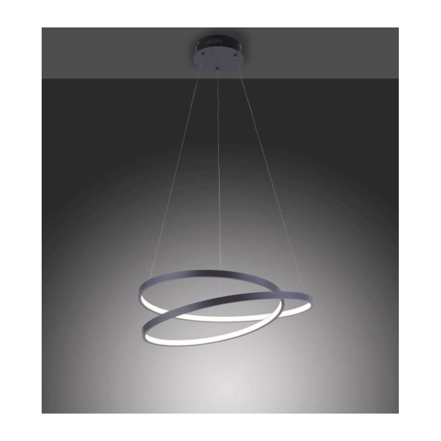 Paul Neuhaus 2472-18 - LED prigušiva luster na sajli ROMAN LED/30W/230V crna