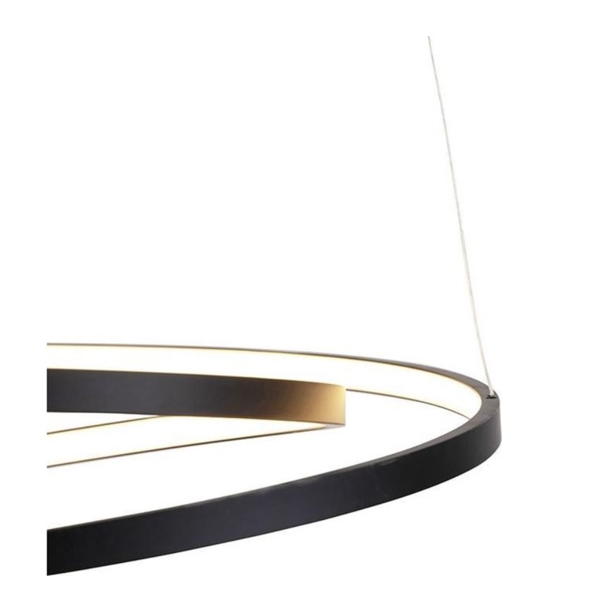 Paul Neuhaus 2472-18 - LED prigušiva luster na sajli ROMAN LED/30W/230V crna