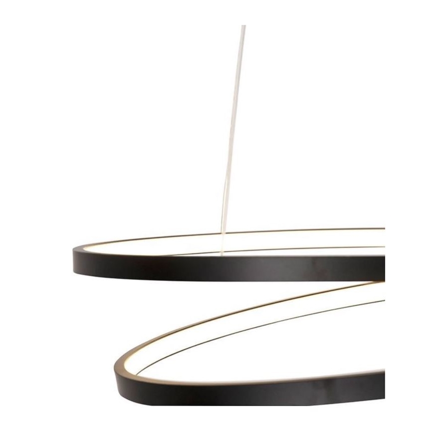 Paul Neuhaus 2472-18 - LED prigušiva luster na sajli ROMAN LED/30W/230V crna