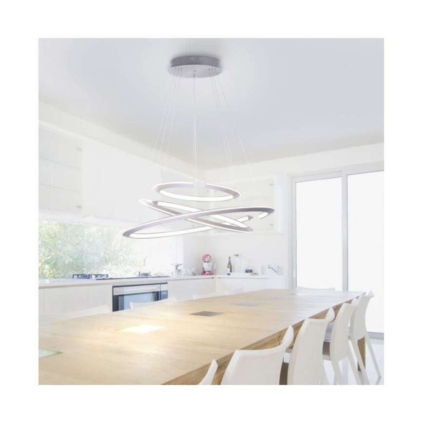 Paul Neuhaus 2493-55 - LED prigušiva luster na sajli ALESSA 3xLED/38W/230V + daljinski upravljač