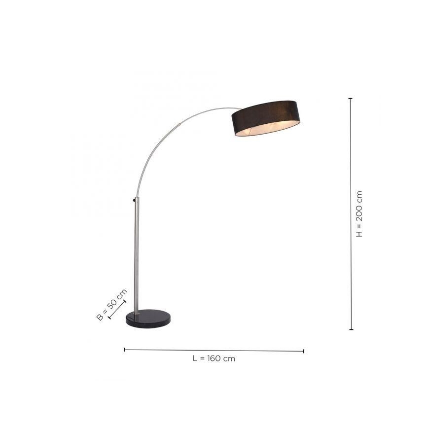 Paul Neuhaus 307-55 - Podna lampa PETRO 3xE27/60W/230V