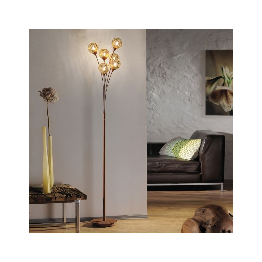 Paul Neuhaus 398-48 - Podna lampa GRETA 6xG9/40W/230V