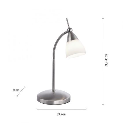 Paul Neuhaus 4001-55 - LED prigušiva dodirna stona lampa PINO 1xG9/3W/230V mat hrom
