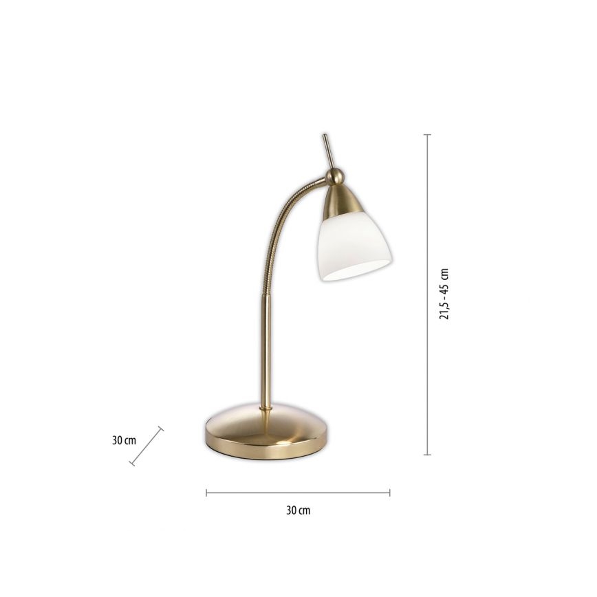 Paul Neuhaus 4001-60 - LED prigušiva dodirna stona lampa PINO 1xG9/3W/230V zlatna
