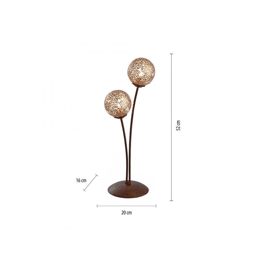 Paul Neuhaus 4032-48 - Stona lampa GRETA 2xG9/40W/230V