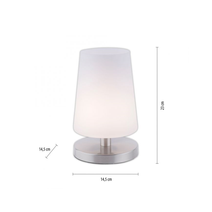 Paul Neuhaus 4146-55 - LED prigušiva dodirna stona lampa SONJA 1xG9/3W/230V mat hrom