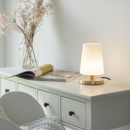 Paul Neuhaus 4146-60 - LED prigušiva dodirna stona lampa SONJA 1xG9/3W/230V mesing