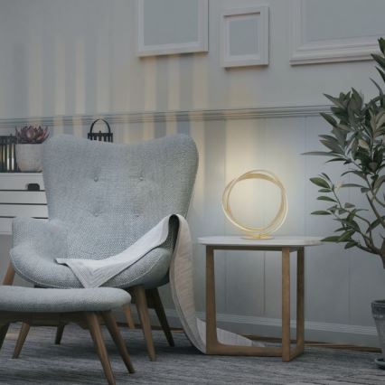 Paul Neuhaus 4531-12 - LED Prigušiva stona lampa MELINDA LED/18W/230V zlatna