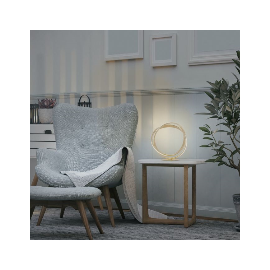 Paul Neuhaus 4531-12 - LED Prigušiva stona lampa MELINDA LED/18W/230V zlatna