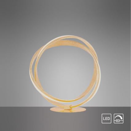 Paul Neuhaus 4531-12 - LED Prigušiva stona lampa MELINDA LED/18W/230V zlatna