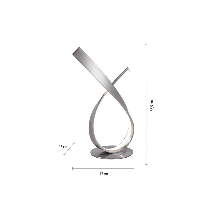 Paul Neuhaus 4720-55 - LED prigušiva stona lampa LINDA LED/11,4W/230V mat hrom
