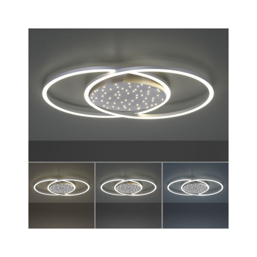 Paul Neuhaus 6025-55 - LED plafonsko svetlo YUKI, prigušiva, LED/48W/230V + daljinski upravljač