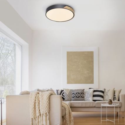 Paul Neuhaus 6071-18 - LED Prigušiva plafonjera Q-PIATO LED/35W/230V pr. 51 cm 2700-5000K Wi-Fi + Daljinski upravljač