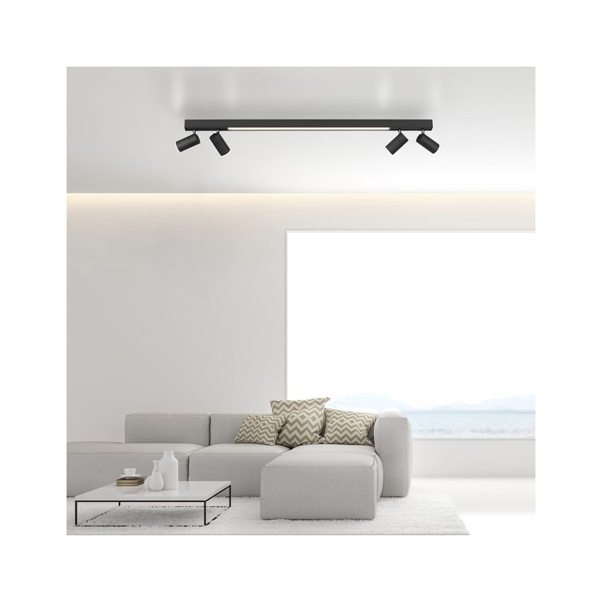 Paul Neuhaus 6121-13 - LED Prigušiva reflektorska lampa PURE 4xLED/4W/230V + LED/9W 2700-5000K + Daljinski upravljač