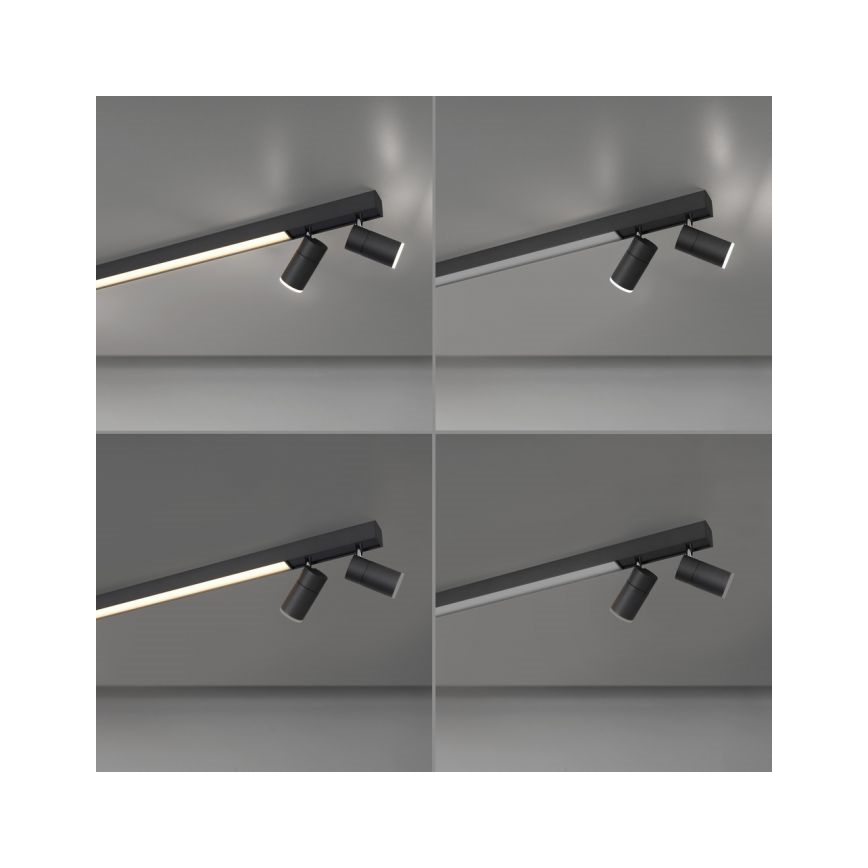 Paul Neuhaus 6121-13 - LED Prigušiva reflektorska lampa PURE 4xLED/4W/230V + LED/9W 2700-5000K + Daljinski upravljač