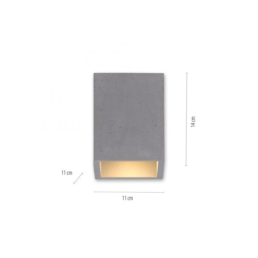 Paul Neuhaus 6161-22 - Reflektorska lampa ETON 1xGU10/10W/230V beton