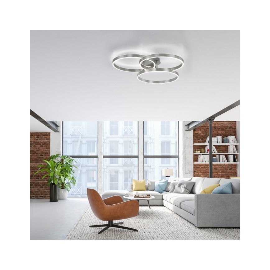 Paul Neuhaus 6233-55 - LED prigušiva stropna svetiljka PAAN LED/45,5W/230V 2700-5000K + daljinski upravljač