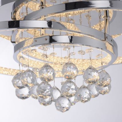 Paul Neuhaus 6267-17 - LED Prigušiva plafonjera ROTAZO LED/32W/230V pr. 45 cm sjajni krom