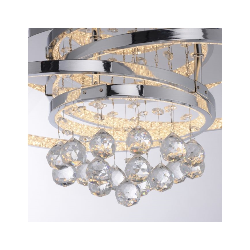 Paul Neuhaus 6267-17 - LED Prigušiva plafonjera ROTAZO LED/32W/230V pr. 45 cm sjajni krom