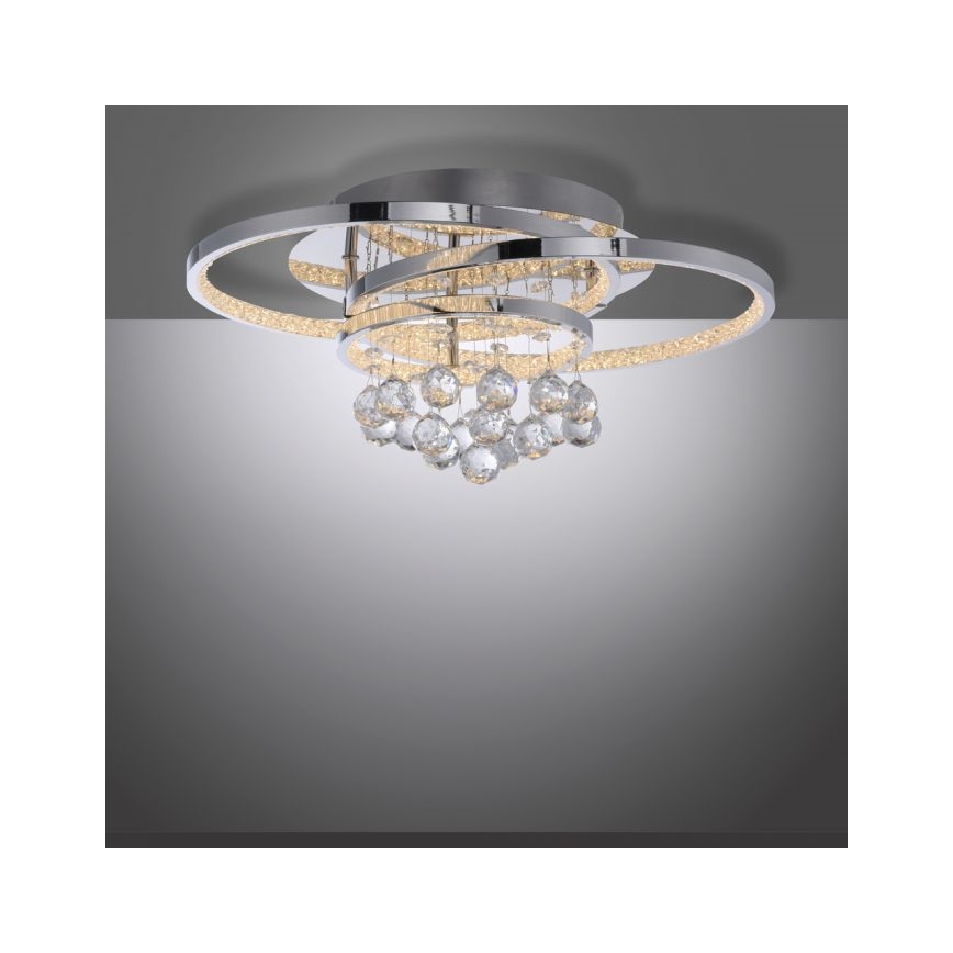 Paul Neuhaus 6267-17 - LED plafonsko svetlo ROTAZO, prigušiva, LED/32W/230V, prečnik 45 cm, sjajni hrom