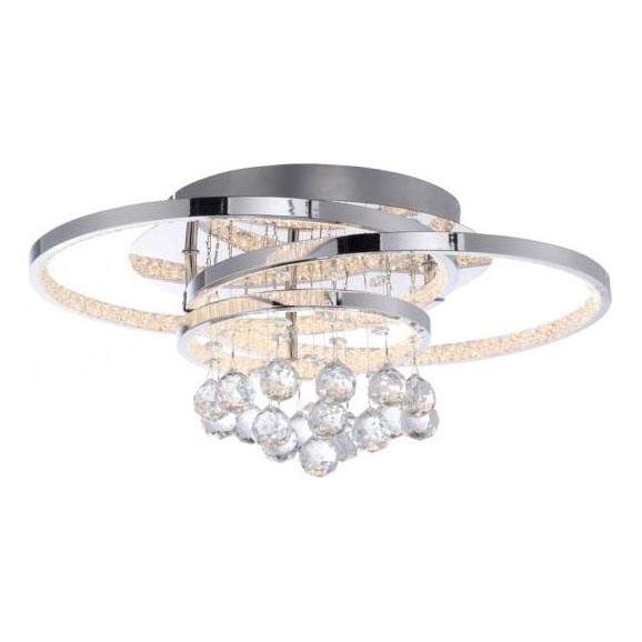 Paul Neuhaus 6267-17 - LED Prigušiva plafonjera ROTAZO LED/32W/230V pr. 45 cm sjajni krom