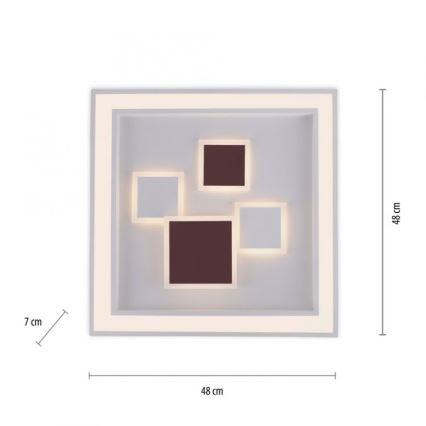Paul Neuhaus 6283-16 - LED prigušiva plafonska lampa ELIZA LED/30W/230V + LED/18,5W