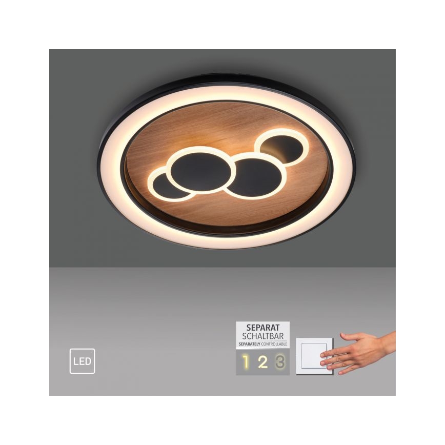 Paul Neuhaus 6284-79 - LED Plafonjera ELIZA LED/55,5W/230V pr. 60 cm hrast