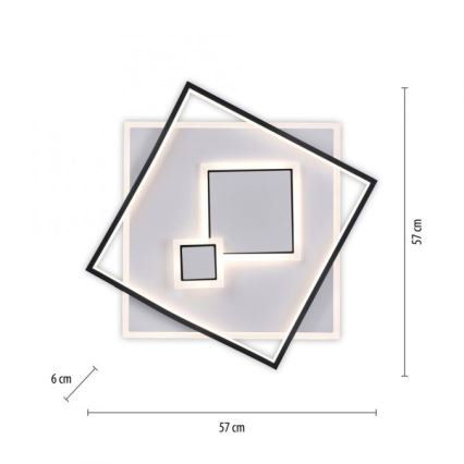 Paul Neuhaus 6390-16 - LED plafonsko svetlo MAILAK LED/37W/230V