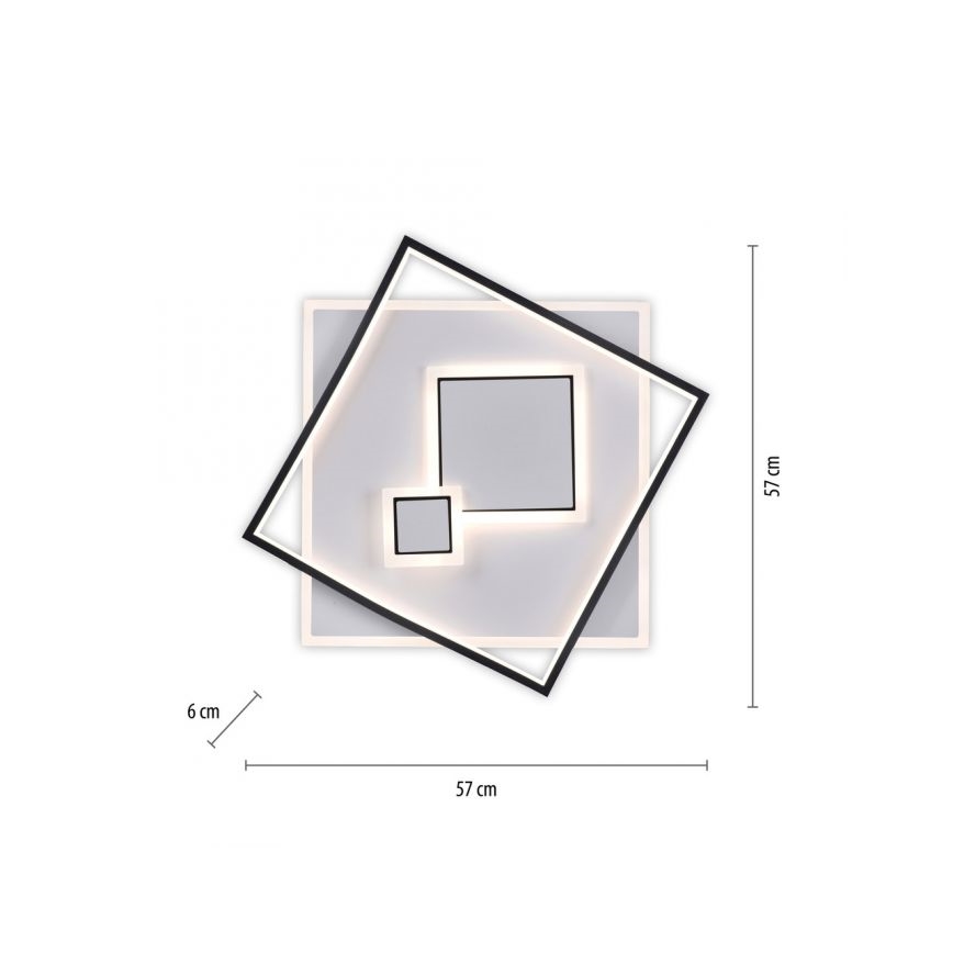 Paul Neuhaus 6390-16 - LED plafonsko svetlo MAILAK LED/37W/230V