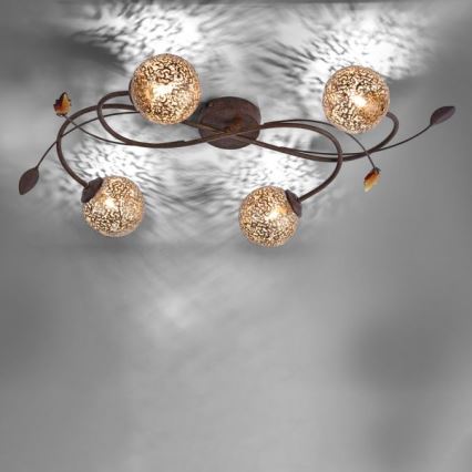 Paul Neuhaus 6395-48 - Plafonski luster GRETA 4xG9/40W/230V