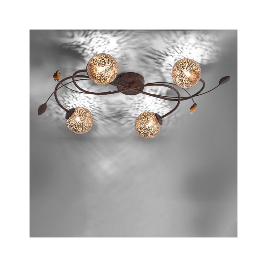 Paul Neuhaus 6395-48 - Plafonski luster GRETA 4xG9/40W/230V