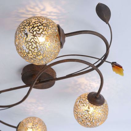 Paul Neuhaus 6395-48 - Plafonski luster GRETA 4xG9/40W/230V