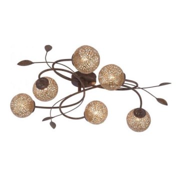 Paul Neuhaus 6398-48 - Plafonski luster GRETA 6xG9/40W/230V