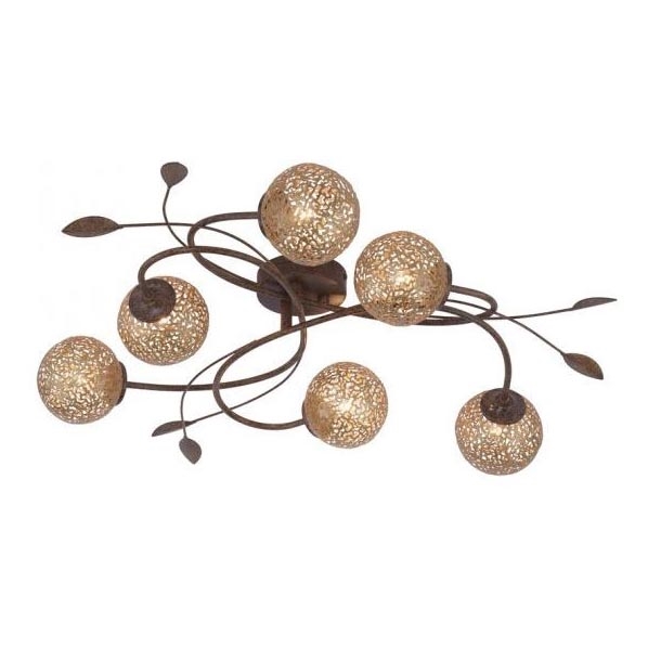 Paul Neuhaus 6398-48 - Plafonski luster GRETA 6xG9/40W/230V