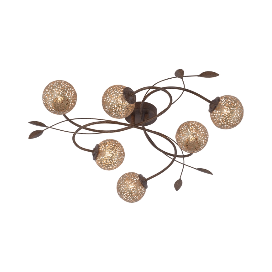 Paul Neuhaus 6398-48 - Plafonski luster GRETA 6xG9/40W/230V