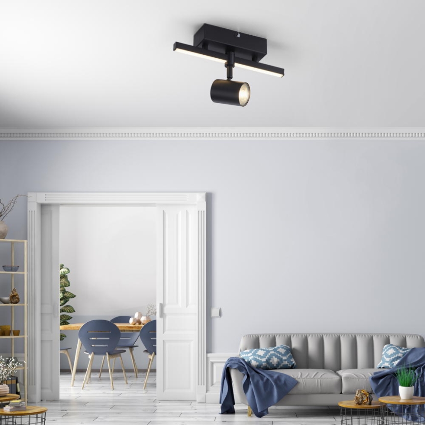 Paul Neuhaus 6523-18 - LED spot svetiljka BARIK 1xGU10/4,5W/230V + LED/3W