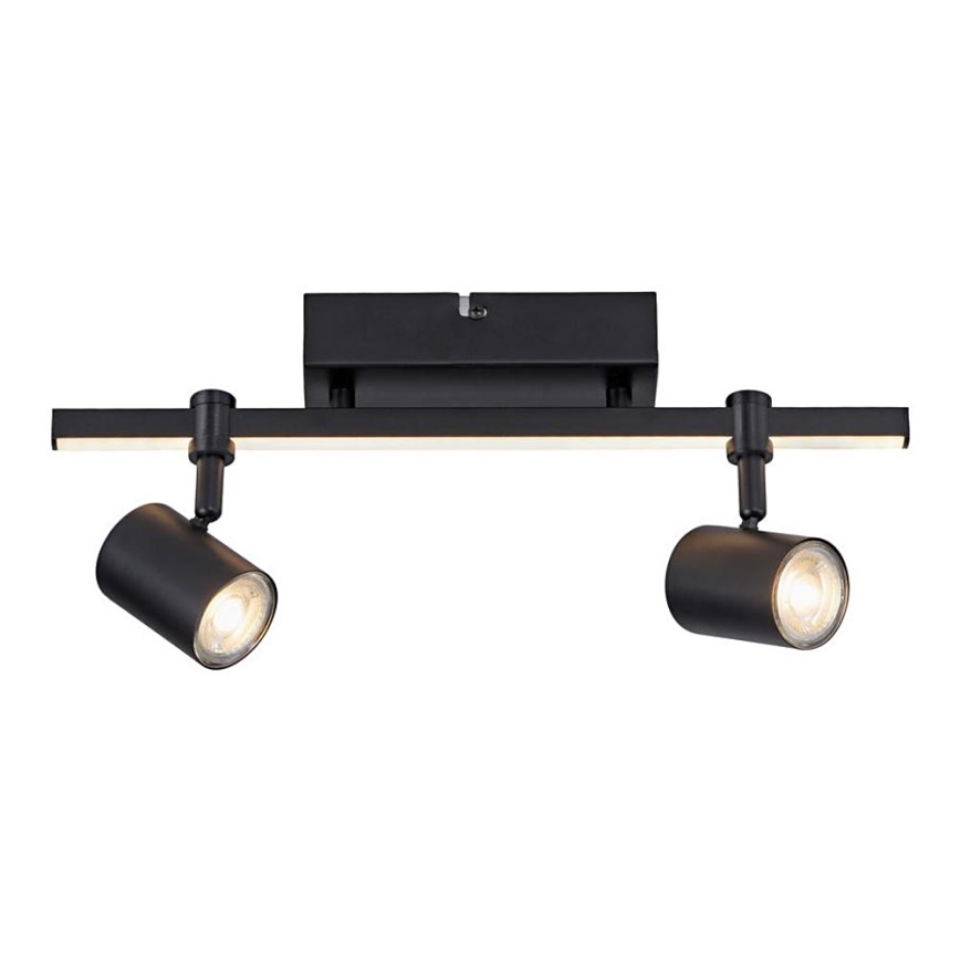 Paul Neuhaus 6524-18 - LED Reflektorska lampa BARIK 2xGU10/4,5W/230V + LED/5W