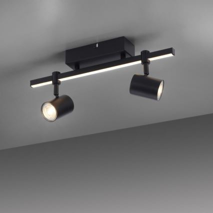 Paul Neuhaus 6524-18 - LED spot svetlo BARIK 2xGU10/4,5W/230V + LED/5W